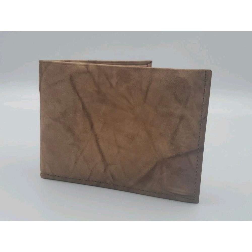 Vintage Prince Gardner Leather Wallet‎ Brown Registrar Bifold Two Tone Brown Tan
